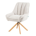 Mika-Leon 2er-Set - Polsterstuhl mit Massivholzgestell und Rückstellautomatik