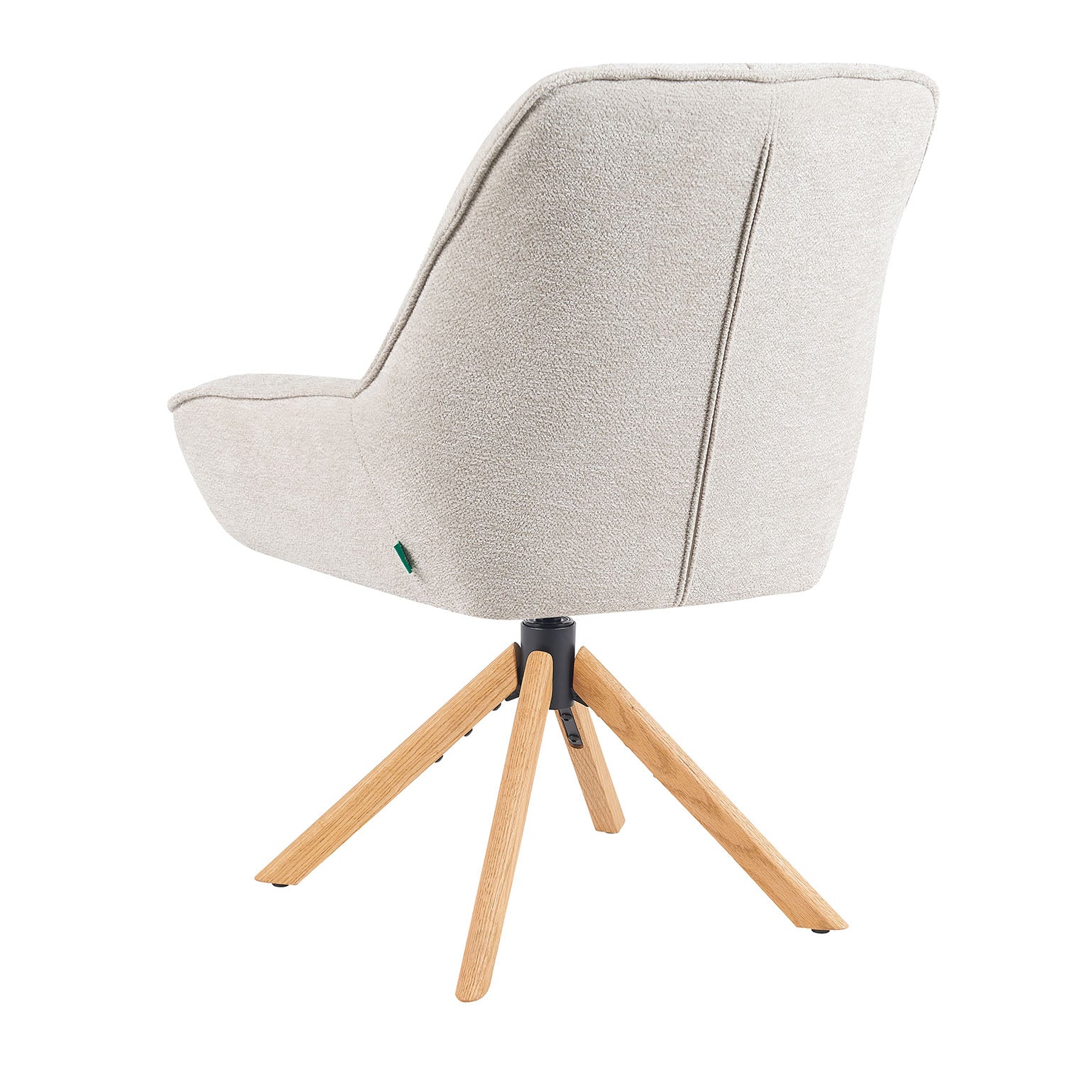 Mika-Leon 2er-Set - Polsterstuhl mit Massivholzgestell und Rückstellautomatik