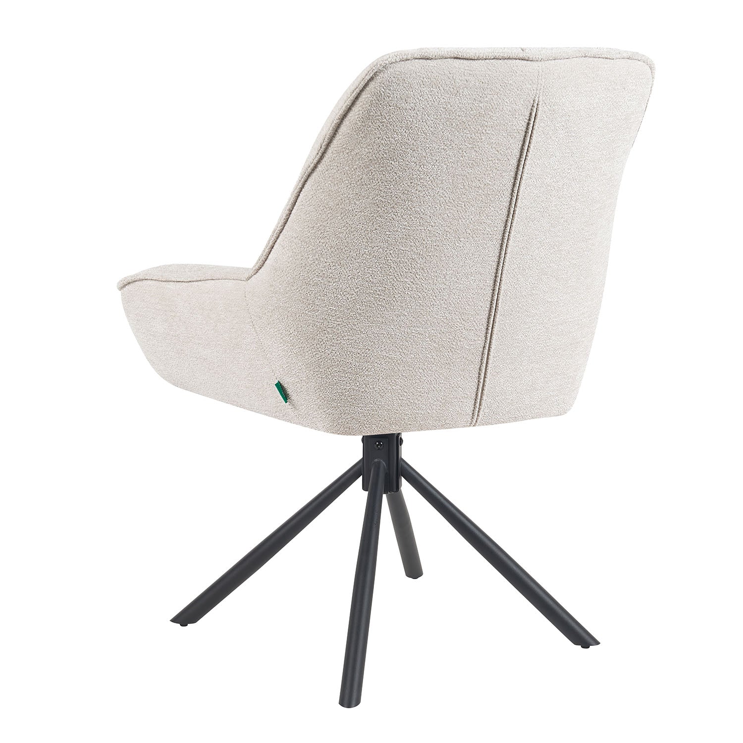 Mika-Mira 2er-Set - Polsterstuhl mit Metallgestell im JAPANDI Stil