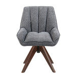 Esszimmerstuhl Mika-Lio 2er-Set |360° drehbar | Eiche geölt Natur