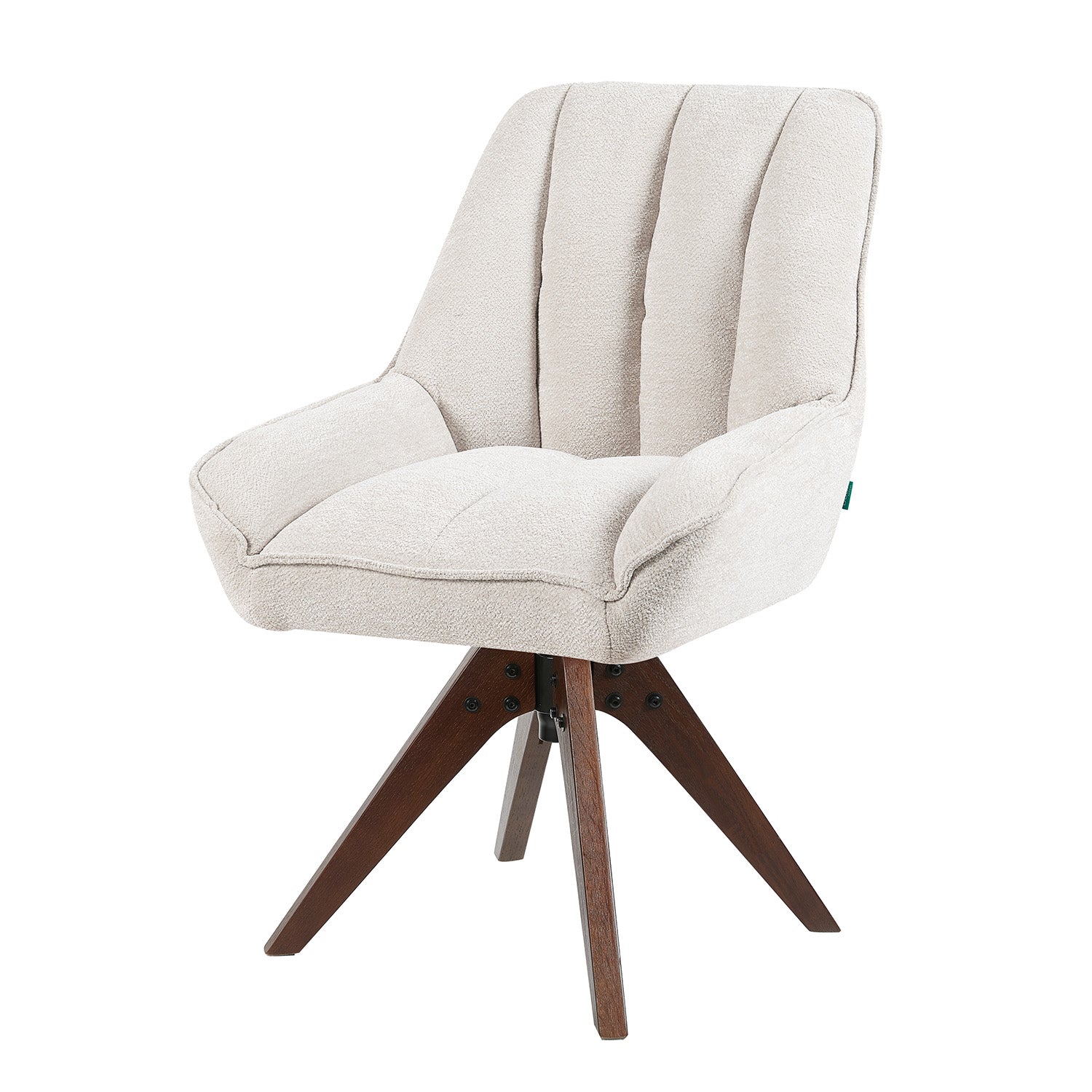 Esszimmerstuhl Mika-Lio 2er-Set |360° drehbar | Eiche geölt Natur