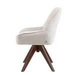 Esszimmerstuhl Mika-Lio 2er-Set |360° drehbar | Eiche geölt Natur