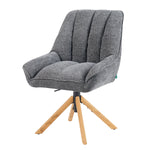 Mika-Leon 2er-Set - Polsterstuhl mit Massivholzgestell und Rückstellautomatik