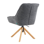 Mika-Leon 2er-Set - Polsterstuhl mit Massivholzgestell und Rückstellautomatik