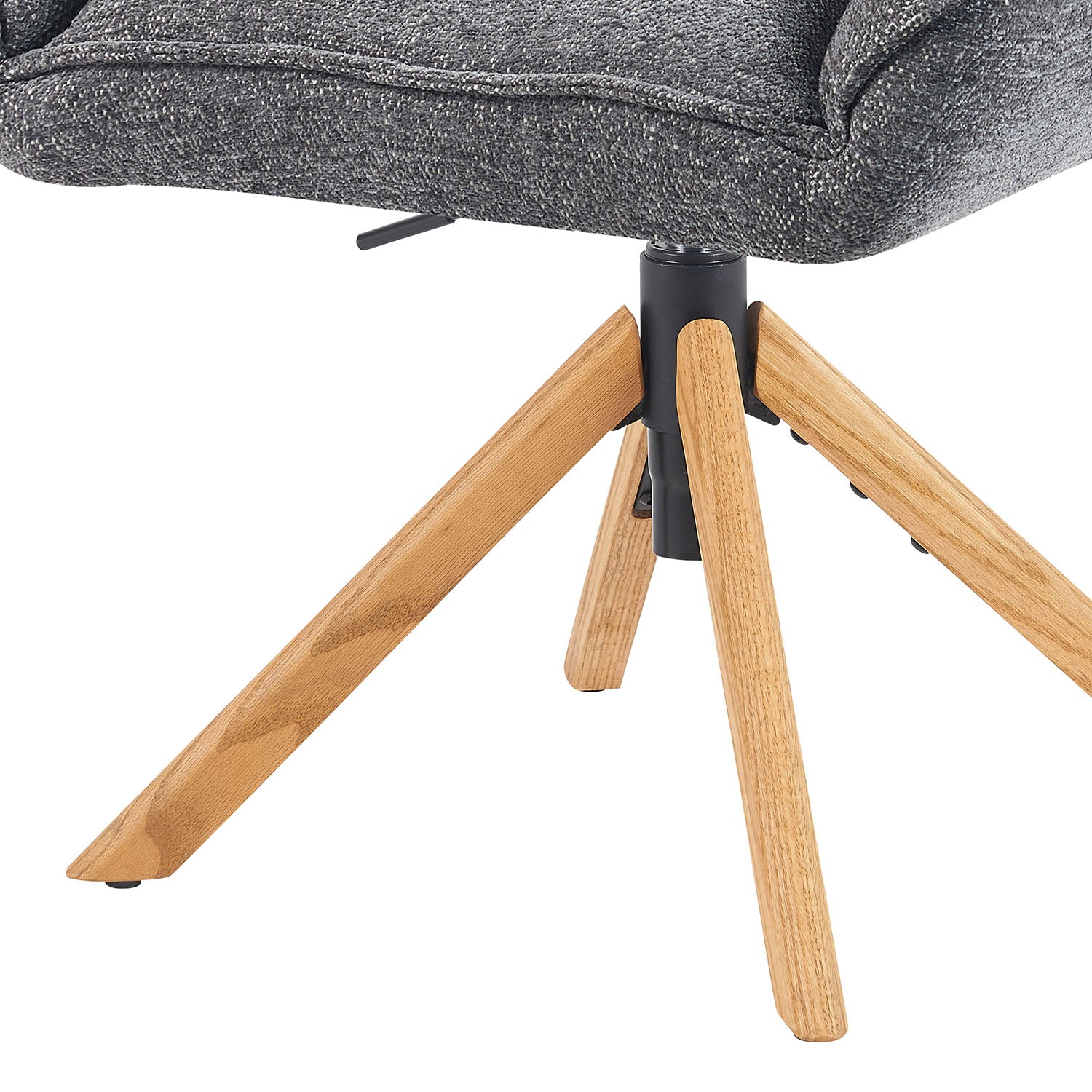 Mika-Leon 2er-Set - Polsterstuhl mit Massivholzgestell und Rückstellautomatik