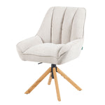 Mika-Leon 2er-Set - Polsterstuhl mit Massivholzgestell und Rückstellautomatik