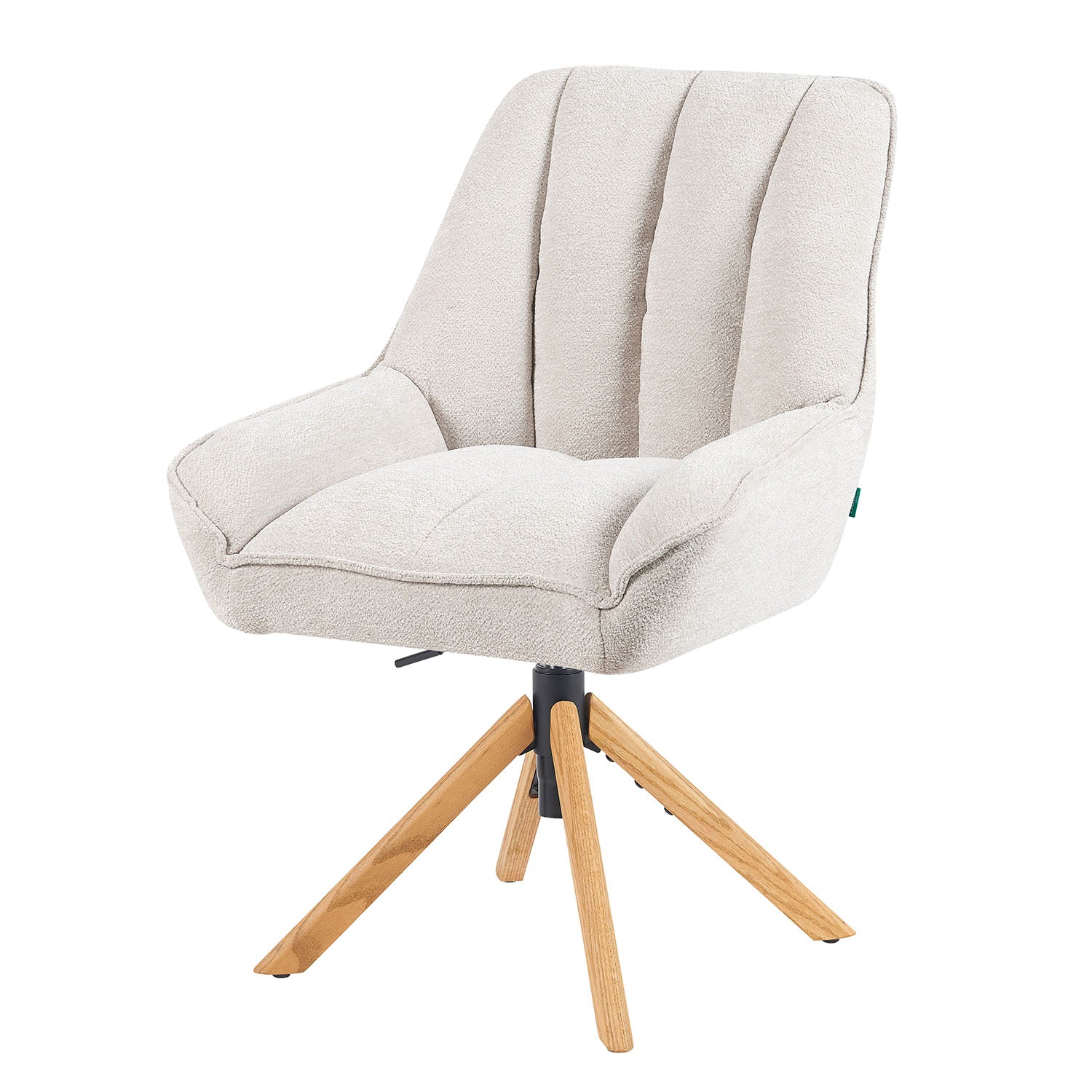 Mika-Leon 2er-Set - Polsterstuhl mit Massivholzgestell und Rückstellautomatik