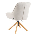 Mika-Leon 2er-Set - Polsterstuhl mit Massivholzgestell und Rückstellautomatik