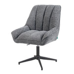 Mika-Mira 2er-Set - Polsterstuhl mit Metallgestell im JAPANDI Stil