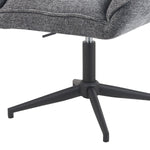 Mika-Mira 2er-Set - Polsterstuhl mit Metallgestell im JAPANDI Stil