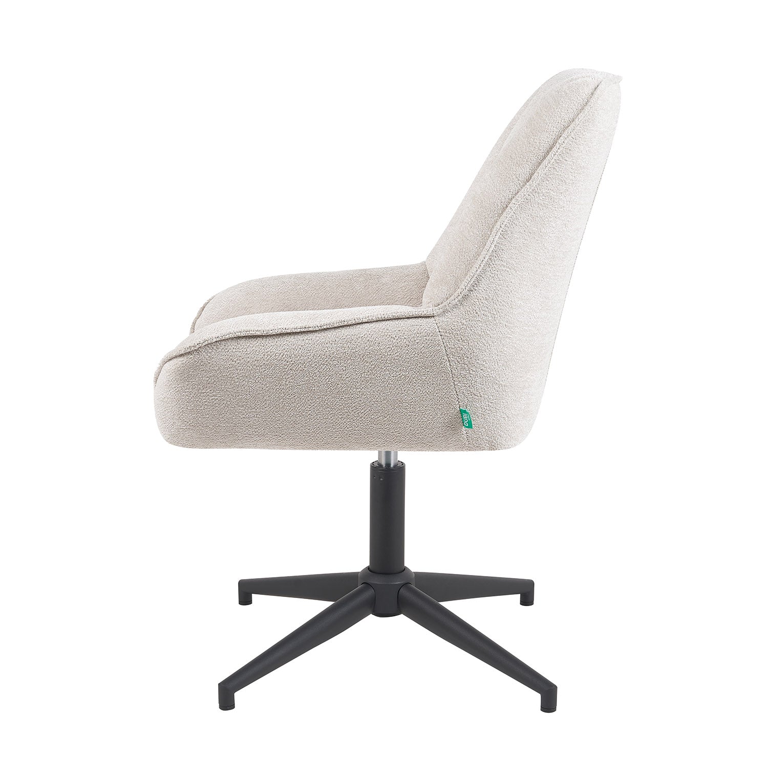 Mika-Mira 2er-Set - Polsterstuhl mit Metallgestell im JAPANDI Stil