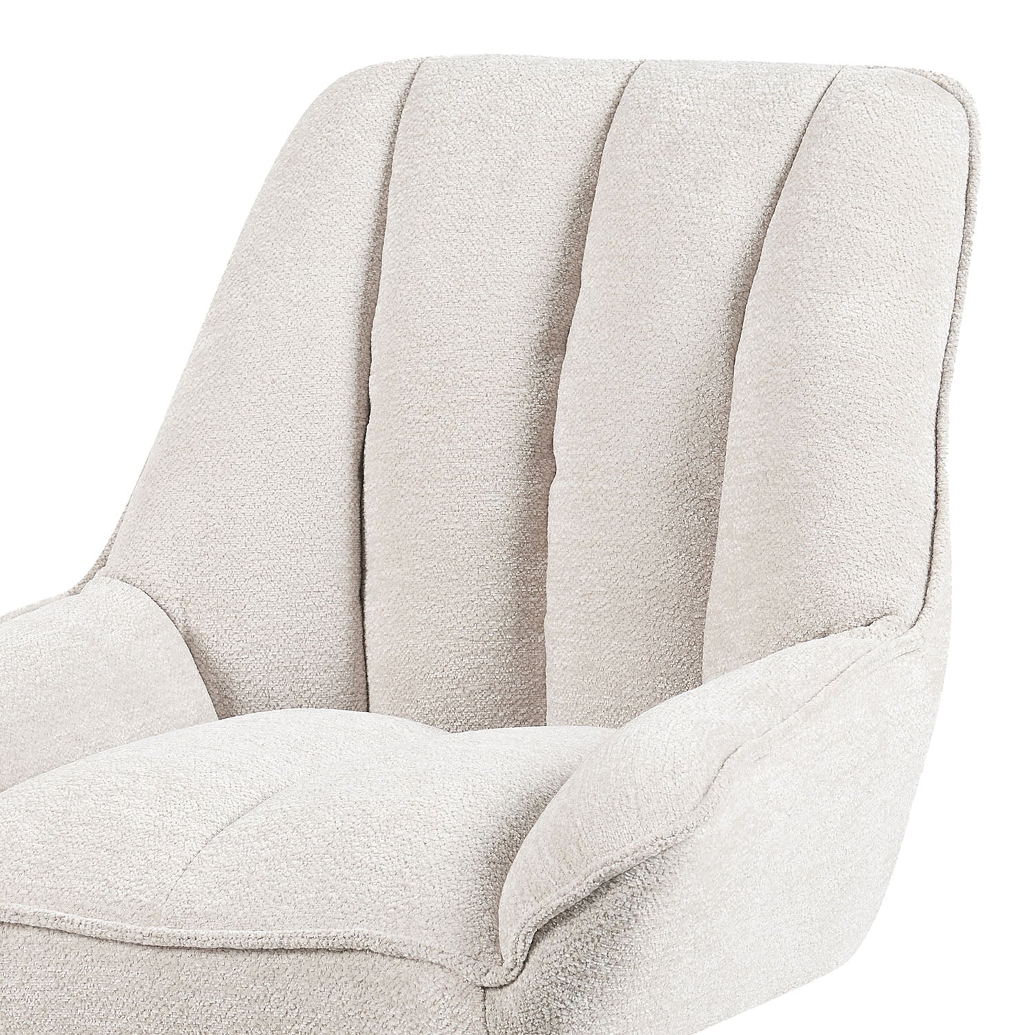 Mika-Mira 2er-Set - Polsterstuhl mit Metallgestell im JAPANDI Stil