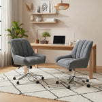 Mika-Jette 2er-Set - Bürosessel im JAPANDI Stil