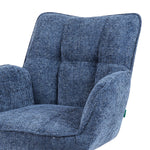 Mika-Ida 2er-Set - Drehsessel mit Federkernpolsterung und Eichenholzgestell