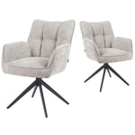 Mika-Enya - Esszimmerstuhl 2er Set in Retro Optik