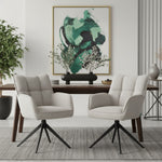 Mika-Enya - Esszimmerstuhl 2er Set in Retro Optik