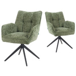 Mika-Enya - Esszimmerstuhl 2er Set in Retro Optik