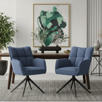 Mika-Enya - Esszimmerstuhl 2er Set in Retro Optik