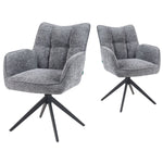 Mika-Enya - Esszimmerstuhl 2er Set in Retro Optik