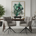 Mika-Enya - Esszimmerstuhl 2er Set in Retro Optik