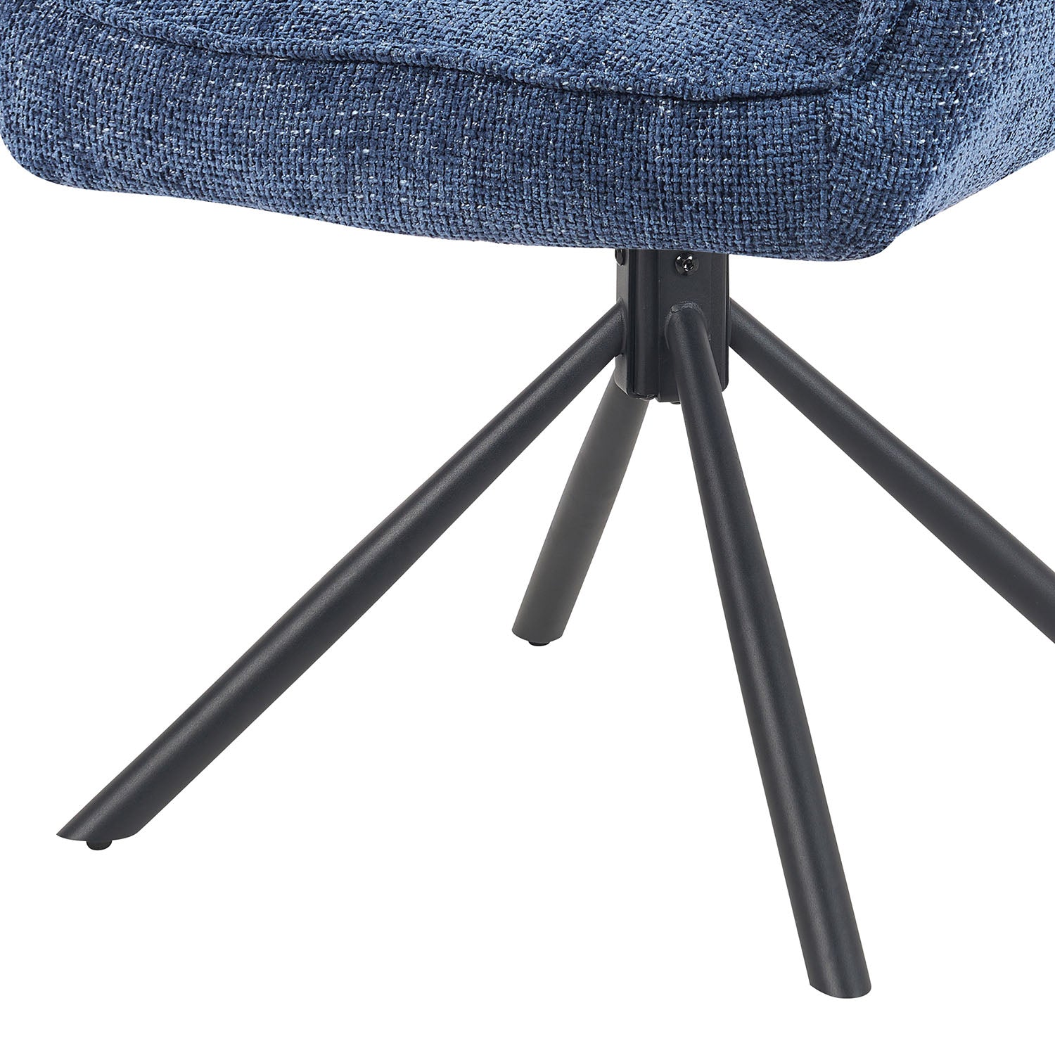 Mika-Daan 2er-Set - Drehsessel mit Federkernpolsterung und Metallgestell