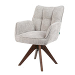 Esszimmerstuhl Mika-Theo 2er-Set | 360° drehbar Eiche geölt Natur