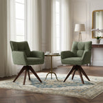 Esszimmerstuhl Mika-Theo 2er-Set | 360° drehbar Eiche geölt Natur