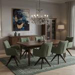 Esszimmerstuhl Mika-Theo 2er-Set | 360° drehbar Eiche geölt Natur