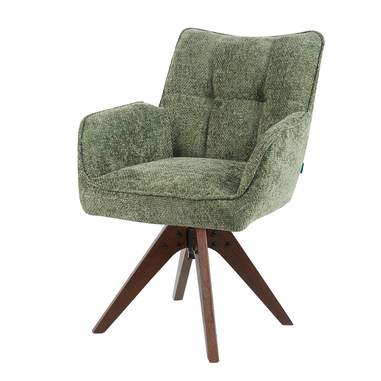 Esszimmerstuhl Mika-Theo 2er-Set | 360° drehbar Eiche geölt Natur