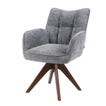 Esszimmerstuhl Mika-Theo 2er-Set | 360° drehbar Eiche geölt Natur