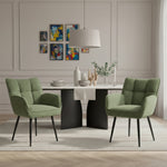 Mika-Enya - Esszimmerstuhl 2er Set in Retro Optik