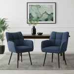 Mika-Enya - Esszimmerstuhl 2er Set in Retro Optik