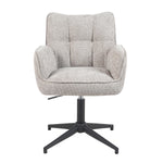 Mika-Daan 2er-Set - Drehsessel mit Federkernpolsterung und Metallgestell