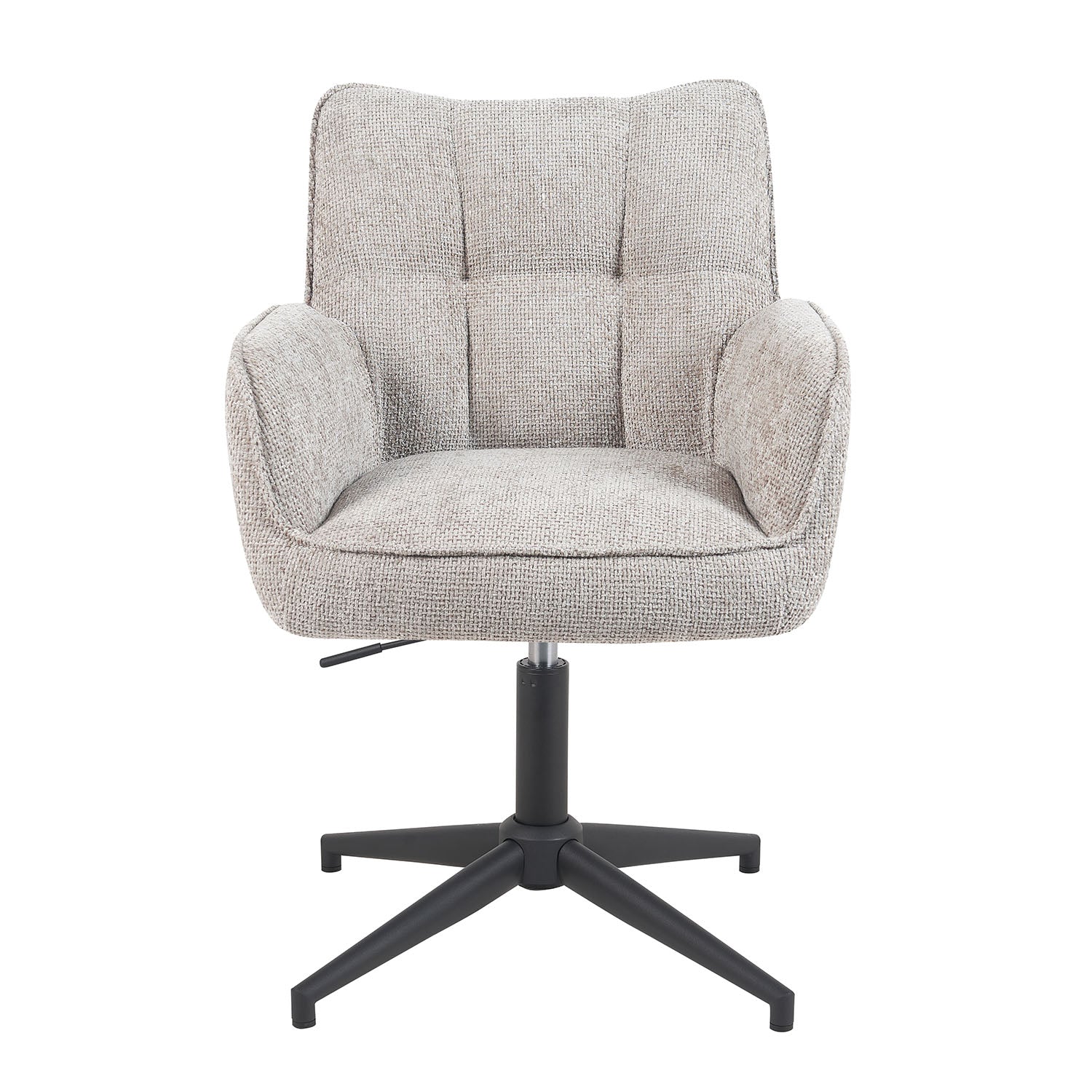 Mika-Daan 2er-Set - Drehsessel mit Federkernpolsterung und Metallgestell