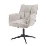 Mika-Daan 2er-Set - Drehsessel mit Federkernpolsterung und Metallgestell