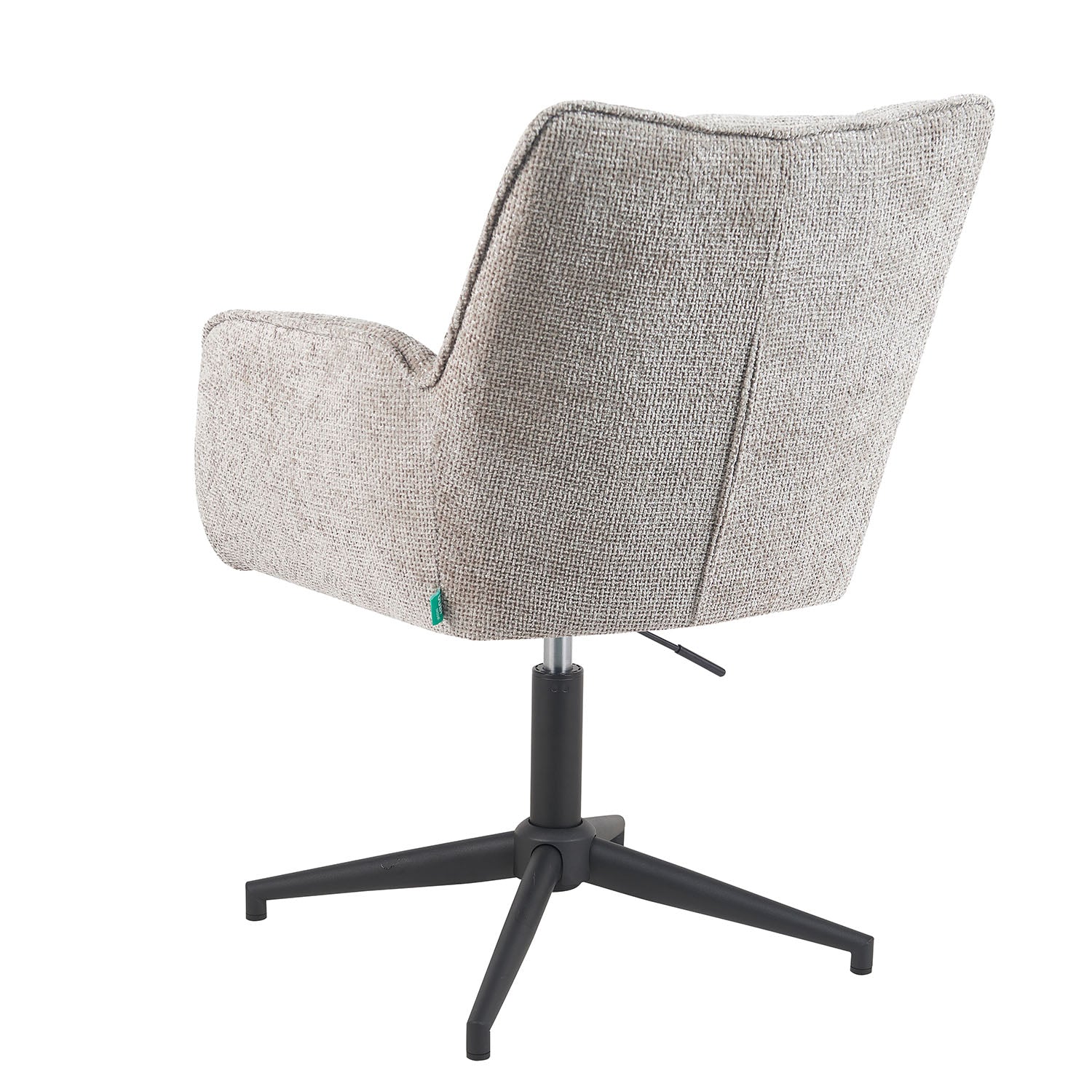 Mika-Daan 2er-Set - Drehsessel mit Federkernpolsterung und Metallgestell