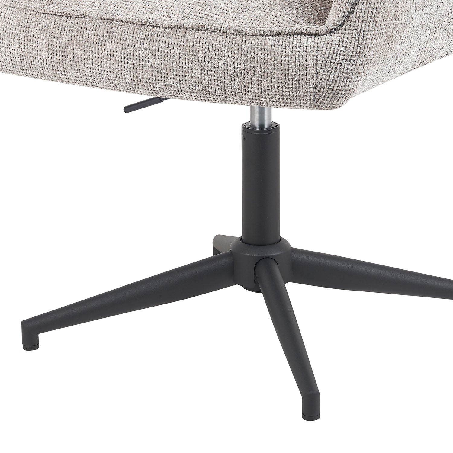 Mika-Daan 2er-Set - Drehsessel mit Federkernpolsterung und Metallgestell