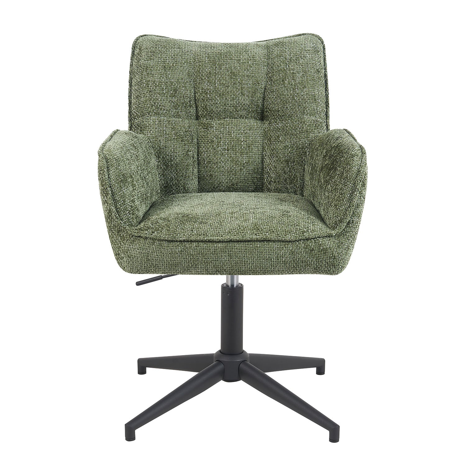 Mika-Daan 2er-Set - Drehsessel mit Federkernpolsterung und Metallgestell