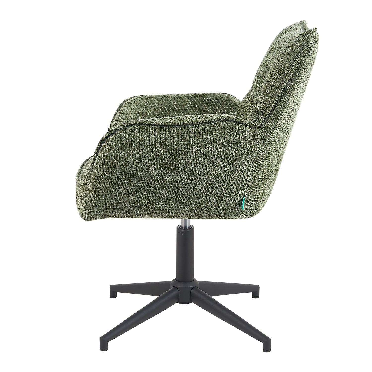 Mika-Daan 2er-Set - Drehsessel mit Federkernpolsterung und Metallgestell