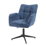 Mika-Daan 2er-Set - Drehsessel mit Federkernpolsterung und Metallgestell