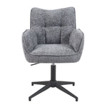 Mika-Daan 2er-Set - Drehsessel mit Federkernpolsterung und Metallgestell