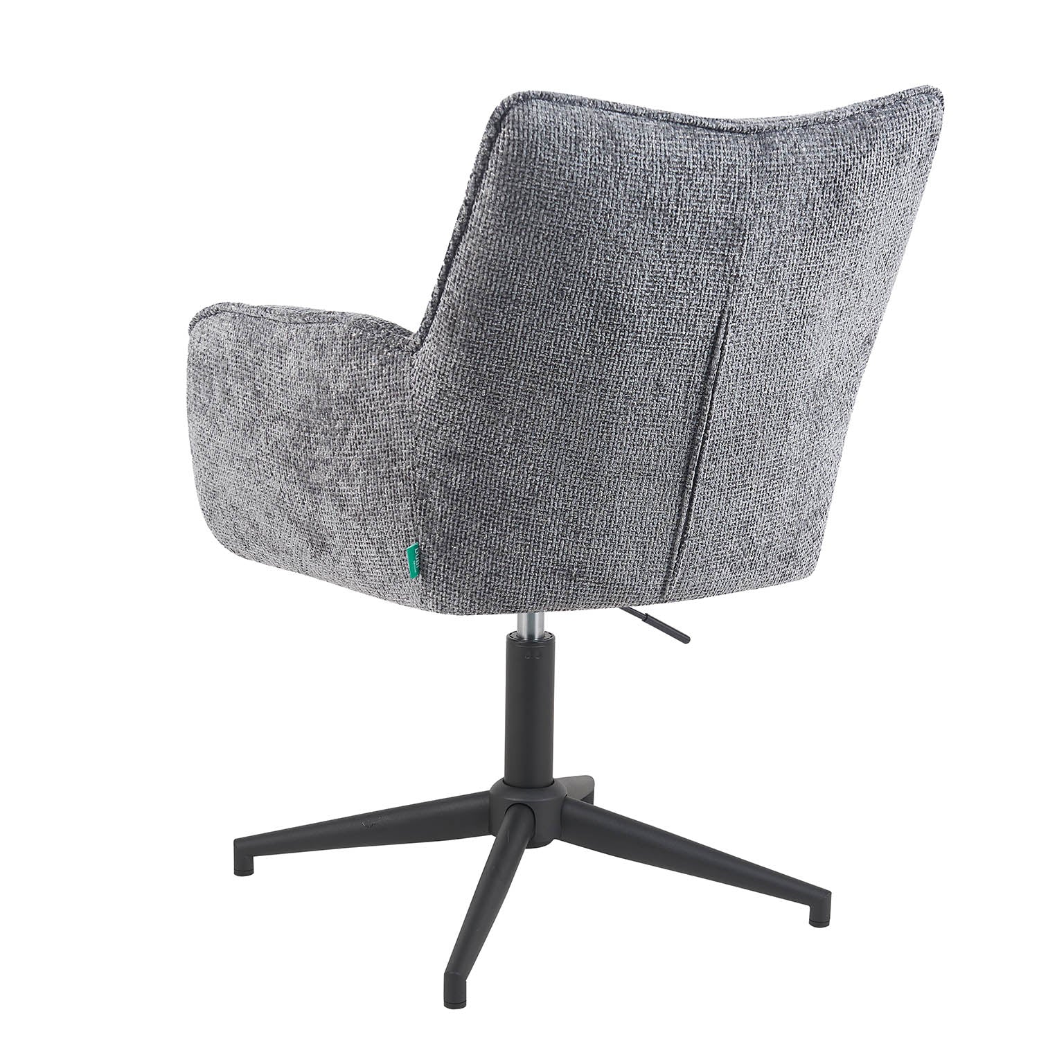 Mika-Daan 2er-Set - Drehsessel mit Federkernpolsterung und Metallgestell