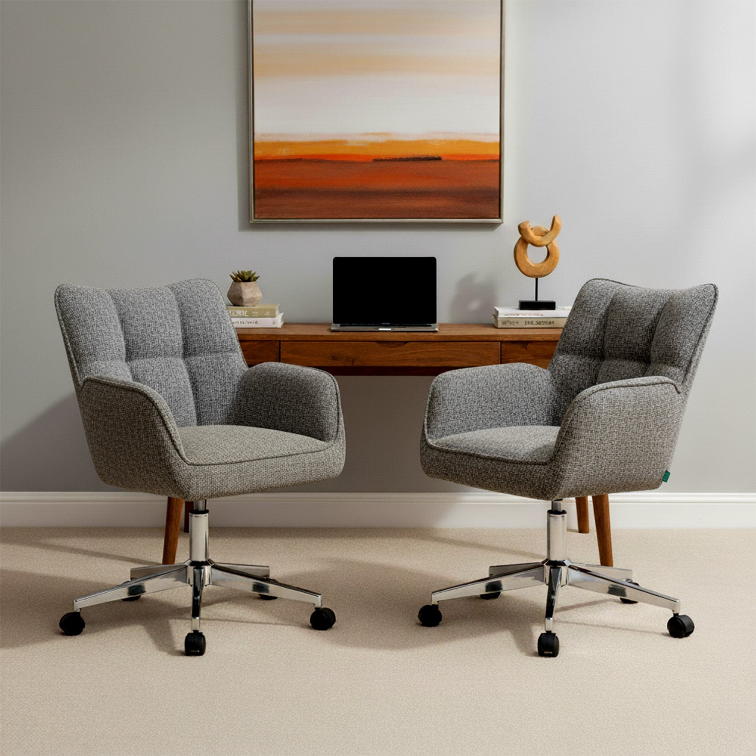 Mika-Sven - Modernes Home Office Stuhl Set