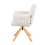 Mika-Paul 2er-Set - Armlehnenstuhl mit mini Cord Stoff