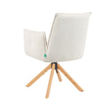 Mika-Paul 2er-Set - Armlehnenstuhl mit mini Cord Stoff