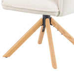 Mika-Paul 2er-Set - Armlehnenstuhl mit mini Cord Stoff