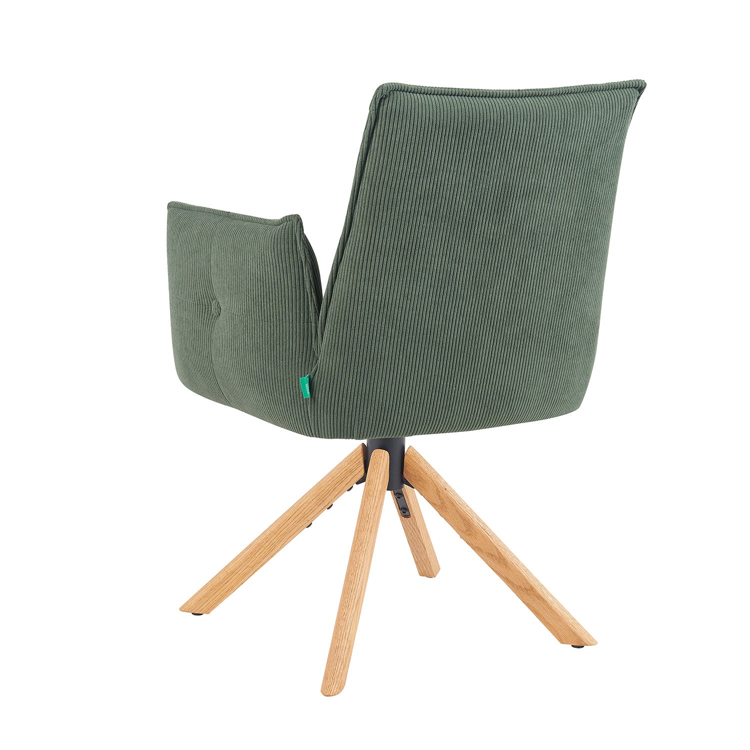 Mika-Paul 2er-Set - Armlehnenstuhl mit mini Cord Stoff