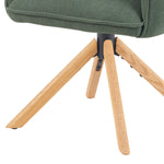 Mika-Paul 2er-Set - Armlehnenstuhl mit mini Cord Stoff