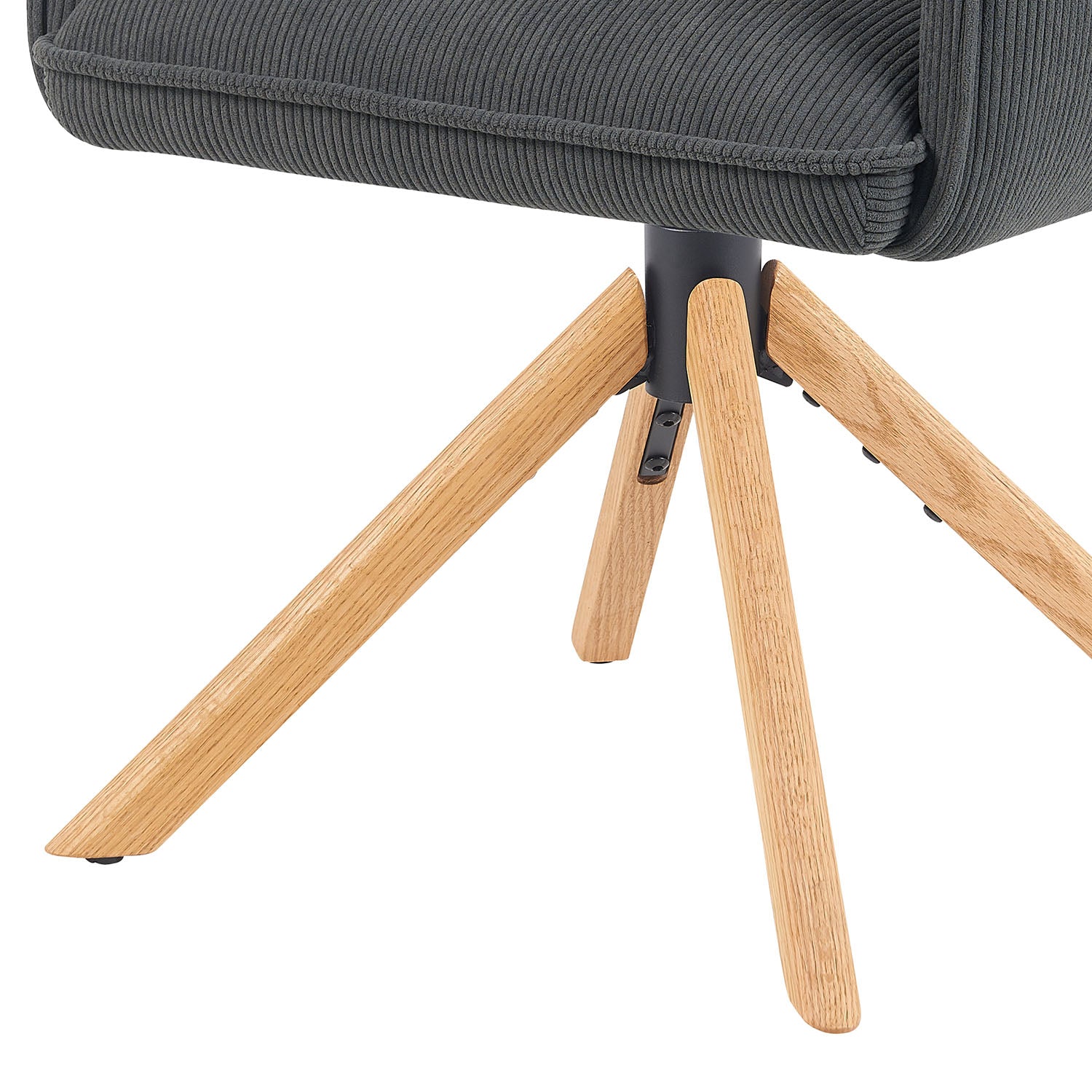 Mika-Paul 2er-Set - Armlehnenstuhl mit mini Cord Stoff