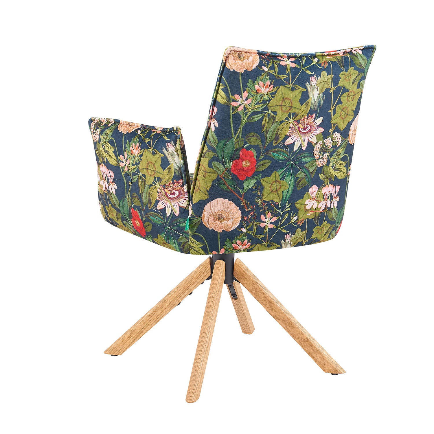 Mika-Paul 2er-Set - Armlehnenstuhl mit mini Cord Stoff